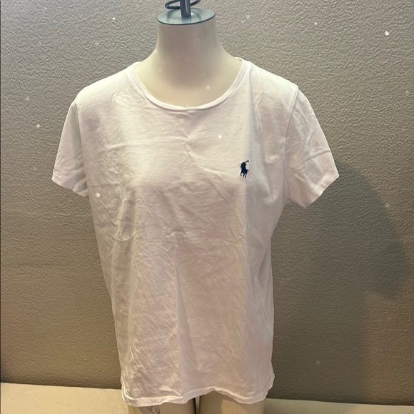 Ralph Lauren White Short Sleeve Tee Classic Crew Neck - Picture 4 of 7